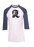 Club Far Q Skater1 - 3Q Raglan